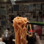 175°DENO〜担担麺〜 - 冷し汁なし担々麺麺アップ