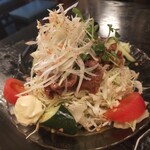 弥助 - 牛肉サラダハーフ