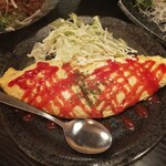弥助 - 挽き肉入りオムレツ