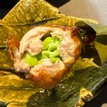 茶禅華 - 四種類唐辛子　山椒　枝豆入り手羽先