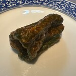 茶禅華 - 愛知産ピーマン　青椒肉絲味　鮒寿司テイスト味　海老チリソース味