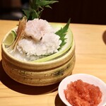 玄水 - 鱧の切り落とし 梅肉シャーベット