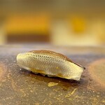 鮨 難波 - コハダ。 麹の香りが立つこの店の酢で締めたコハダは他店では味わえない。