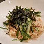 きらく屋 - うどん明太パスタ？