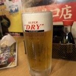 大都会 - この日、まずは一杯です。