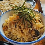 Edomae Teuchi Kaeru Soba - 炊き込みご飯