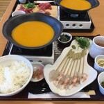 絶景レストラン うずの丘 - 海鮮うにしゃぶ（生うに抜き）