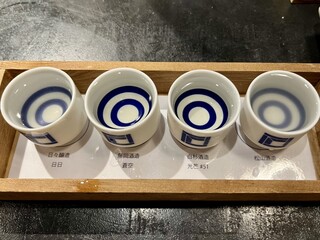 SAKE-HALL MASUYA - 京都地酒飲み比べセット