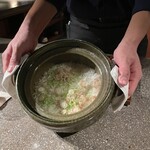 SOWER - “茗荷と三つ葉の炊き込みご飯” コシヒカリの突然変異種米を使用。粒の大きさにもっちりとした食感が素晴らしいものです！