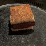 北海道焼肉 北うし - フィレのサンド