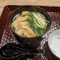 祇園 やま岸 - おうどんはメニューの中から選びます