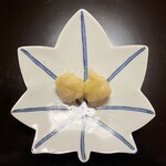 よし町 - 鱧と卵だよ！柚子の味！鱧の刺身めちゃ美味！ブリンブリンしてんの！！