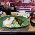 キッチン あずま - ⭐︎ アジアンキーマカレー　　　          税込  ８８０ 円
      ⭐︎ICE 珈琲（トアルコトラジャ）       税込  ３００ 円
      ⭐︎ W目玉焼き　   　　　　　　　　  税込  １５０ 円