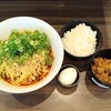 赤麺 梵天丸 - 3辛特製汁なし担々麺(大)、中ごはん