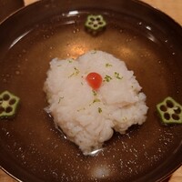 伯雲 - 淡路の鱧と水茄子のお椀