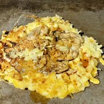 Hiroshima Okonomiyaki Hopukinsu - 牡蠣のお好み焼き