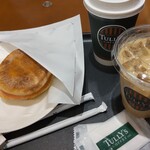 タリーズコーヒー - イングシッリュマフィン、アイスティ、アイスラテ