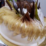 パティスリー タダシ ヤナギ - 和栗のモンブラン風ショートケーキ