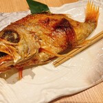 海鮮原始焼 ろば炭魚 - 