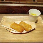 Inarizushi Kandamyoujinshita Miyabi - 食べ歩き餅いなり 2個 400円