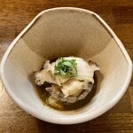 遊酒食堂 宇都宮 - 蒸しあわびの肝和え