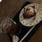 Nampuu Dou Kohiten - モンブランとアイスコーヒー（＾∇＾）