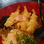 得得うどん - 得得うどん  エビトッピング