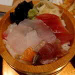 ちゃんこ酒場江戸沢 - ミニ海鮮丼