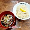 鴨と鶏 中華そば  大林 - 冷やし旨辛肉つけそば