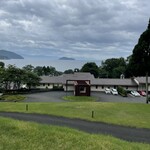 SOWER - 奥琵琶湖、ホテルの高台から琵琶湖を臨みます。中央の島影は“竹生島”です。