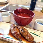 焼鳥 ハレツバメ - お店一押し！鴨肉生つくね！