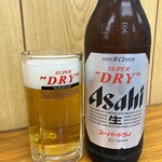 戸井酒店 - 瓶ビール大アサヒ