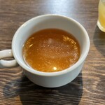 ベリーベリーファーム上田 レストラン - コンソメスープ