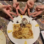 ラサ・サヤン - アイス付のロティ