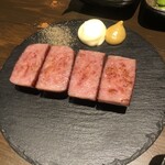 鉄板焼き 富や - 雲仙ハムのステーキ