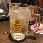 鉄板焼き 富や - ジムビームのハイボール