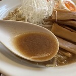 赤まろラーメン　翔 - 激辛変更のスープ
      見た目は普通、、、でも激辛(ﾟoﾟ;;