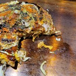 Okonomiyaki Teppanyaki Kinta - カットしたよ