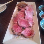 梅肉ポークのロース　80分かけて焼きました