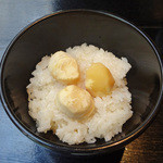 小布施 寄り付き料理 蔵部 - 栗おこわ