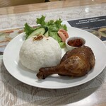 Warung ruparupa - 料理写真:アヤムバカール。ライスはナシウドゥック