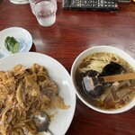 中華　友 - セットのミニ？ラーメン