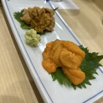 丸峯 - ウニの食べ比べ
