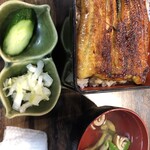 Azabu Shiki - うなぎ絶品です。ふわふわ❤︎タレもかけすぎず、丁度よく❤︎ そして、おしんこがまた美味しい✨