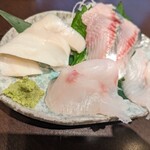 Gyuutan Shabu Shabu Semmonten Takenoko - お刺し身が全部、白身だったのがちょっと残念。