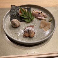 焼鳥 泉松 - 八寸。 焼鳥 泉松 - 八寸。