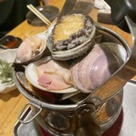 地酒と貝料理 海鮮浜焼き 浜や - やかん焼き