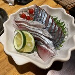 地酒と貝料理 海鮮浜焼き 浜や - 由良の活鯖