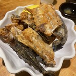 地酒と貝料理 海鮮浜焼き 浜や - 鬼おこぜの骨唐揚げ