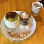 cafe Rob - つくば店限定 西尾抹茶ブリュレパンケーキ